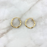 Candongas Asby 1.4gr / 1in / Oro Amarillo 18K *