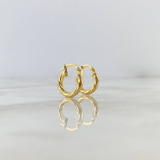 Mary Hoop Earrings 1.1gr / 18K Gold