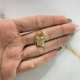 Pendant Lock 1.55gr / 2cm / Yellow Gold Stamped &