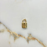 Pendant Lock 1.55gr / 2cm / Yellow Gold Stamped &