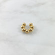 Piercing Earcuff Simulator 1.8gr / 1.7cm / 5mm Beads Polished Yellow Gold (Jewel) *