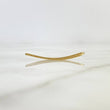 Piercing Earcuff Simulador 0.7gr / 3.4cm / Linea Rayada Oro Amarillo (Joya)