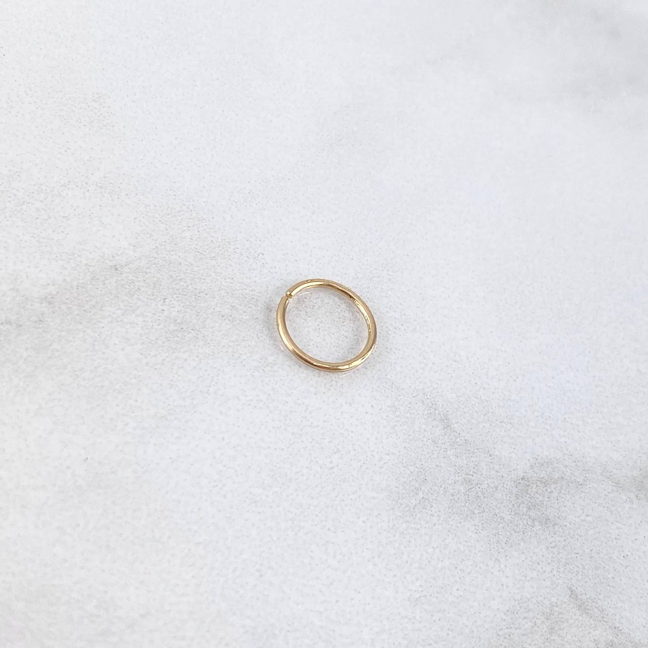 Piercing Aro Liso 0.2gr / 9mm Oro Amarillo Nac.Esp. 18K (Joya)