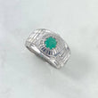 Anillo Correa T10 3/4 Esmeralda 90pts Plata 925 (Joya)