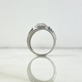 Anillo Correa T9 3/4 Esmeralda 90pts Plata 925 (Joya)