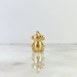 Pendant Bear 7.5gr / 2.8cm / Smooth Yellow Gold *
