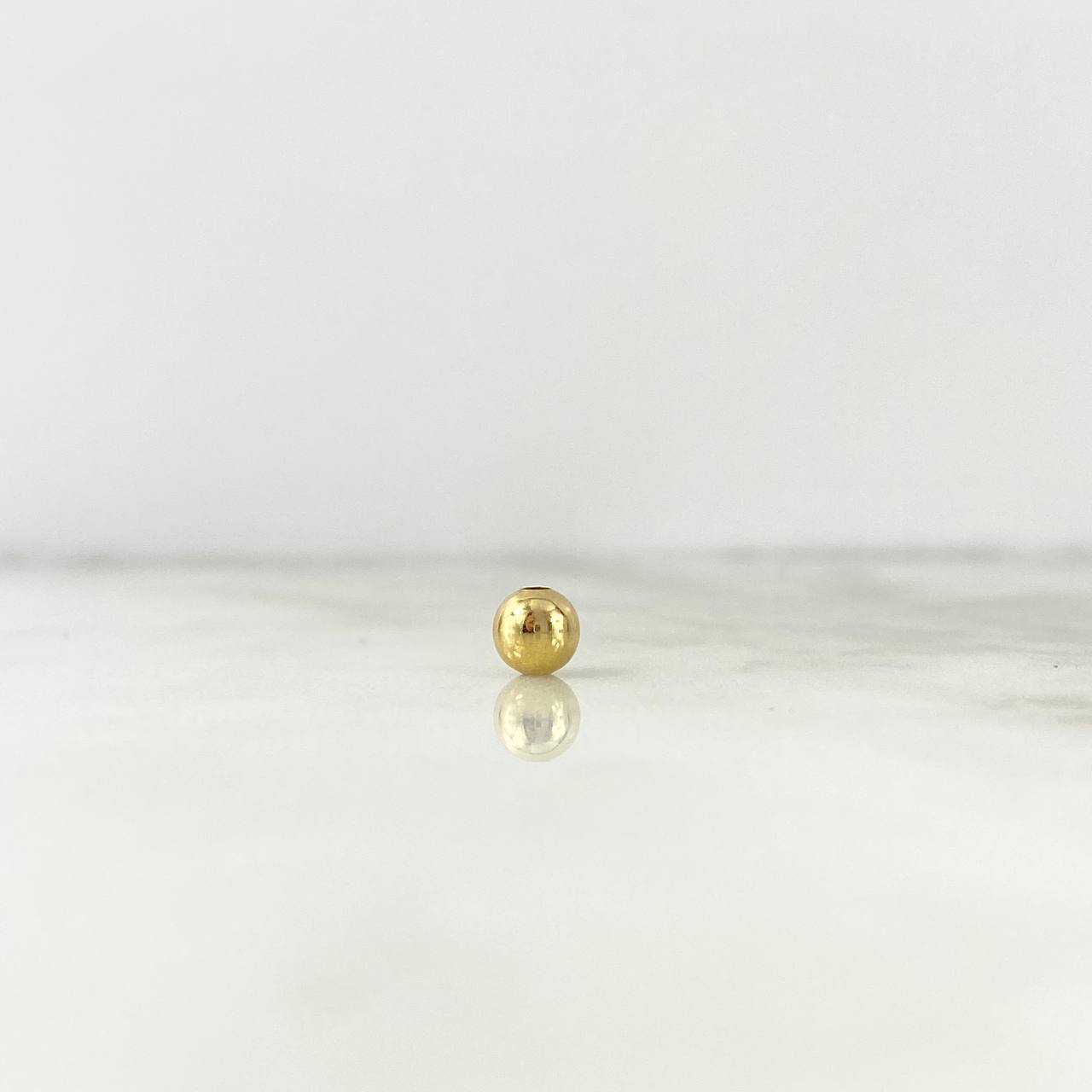 Plain Bead 5mm Yellow Gold 18K *