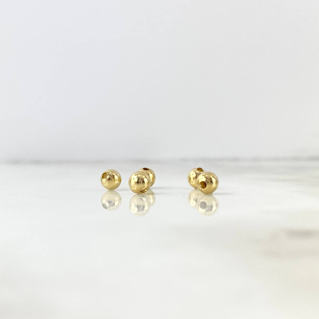 Plain Bead 5mm Yellow Gold 18K *