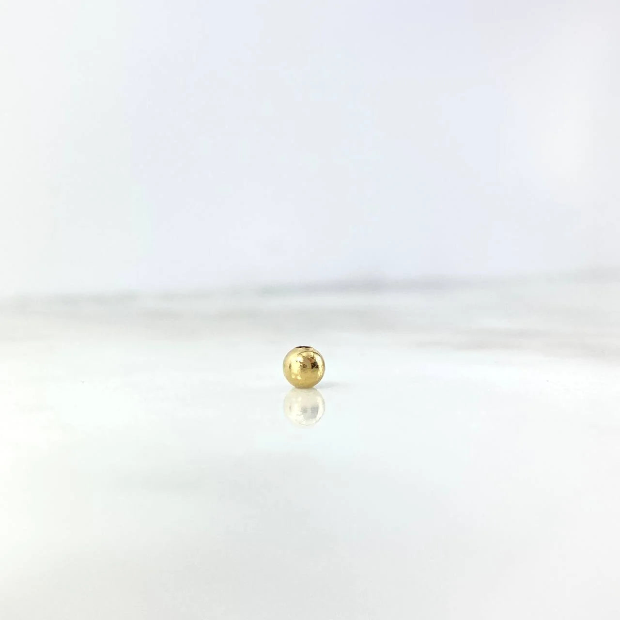 Plain Bead 4mm Yellow Gold 18K