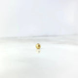 Plain Bead 4mm Yellow Gold 18K