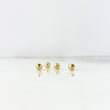 Plain Bead 4mm 18K Yellow Gold *