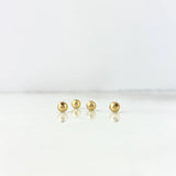 Plain Bead 4mm Yellow Gold 18K