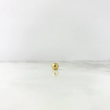 Bead Polished 6mm / 0.2gr Yellow Gold