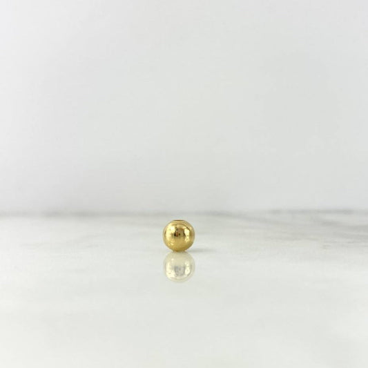 Bead Polished 0.2gr / 6mm Yellow Gold ©