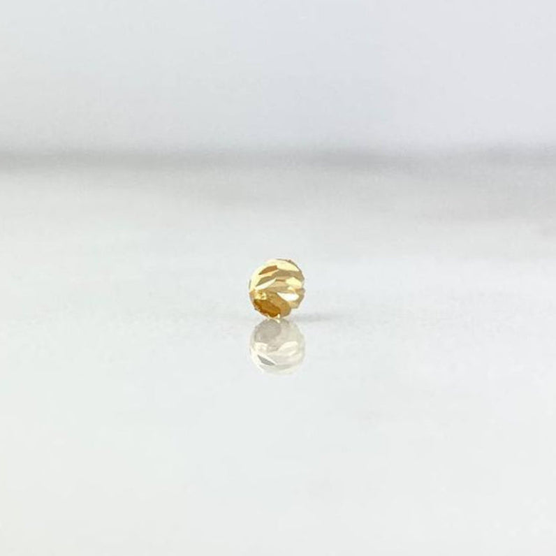 Bola Diamantada 3 mm Oro Amarillo 18K