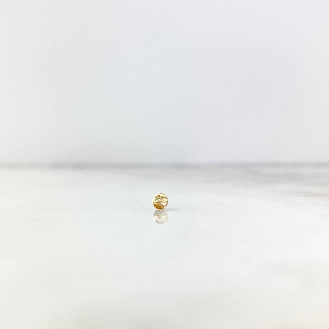 Bola Diamantada 3mm Oro Amarillo 18K *