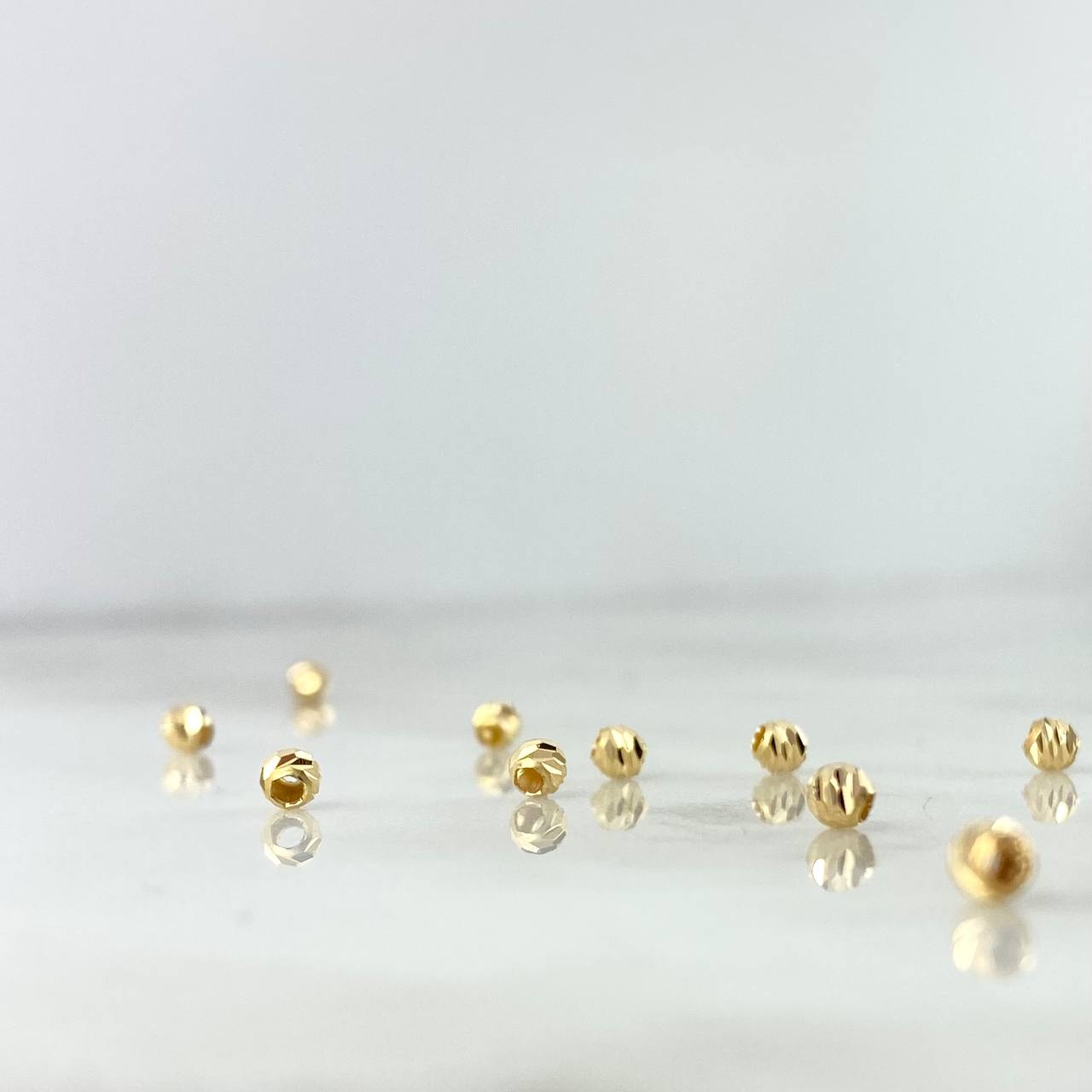 Bead Diamond Cut 3mm / 0.085gr Yellow Gold