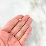 Diamond Cut Bead 6mm Yellow Gold 18K *