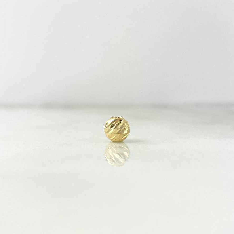 Bola Diamantada 6 mm Oro Amarillo 18K
