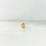 Bola Diamantada 6 mm Oro Amarillo 18K
