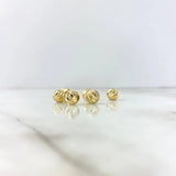 Bola 8mm Diamantada 8mm Oro Amarillo 18K
