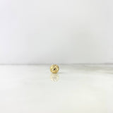 Diamond Cut Bead 8mm 0.4gr / 18K Gold
