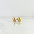 Topos Bola Lisa 0.85gr / 8mm Oro Amarillo 18K