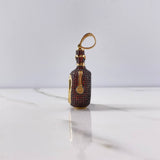 Pendant Buchanan's Bottle 19.25gr / 5cm / Orange Zircons Yellow Gold (Offer) &