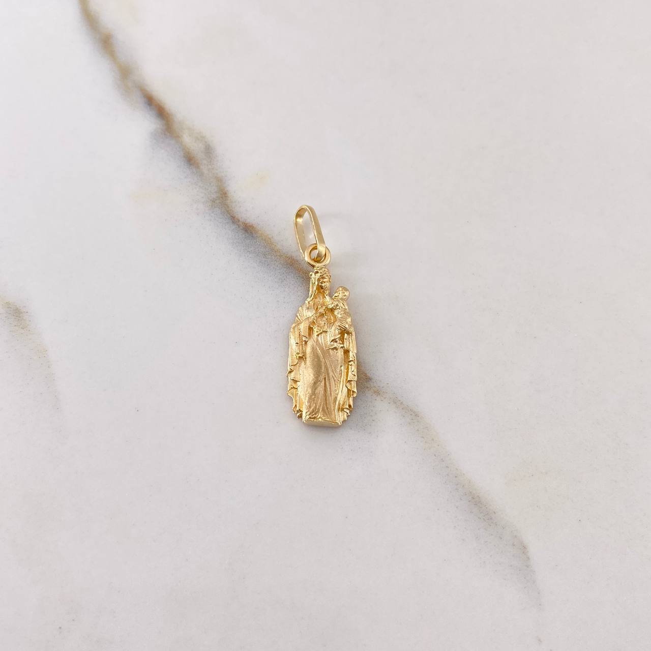 Pendant Virgen Del Carmen 2.1gr / 3cm / Yellow Gold &