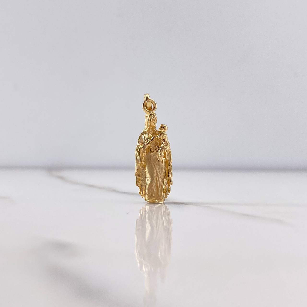 Pendant Virgen Del Carmen 2.1gr / 3cm / Yellow Gold &