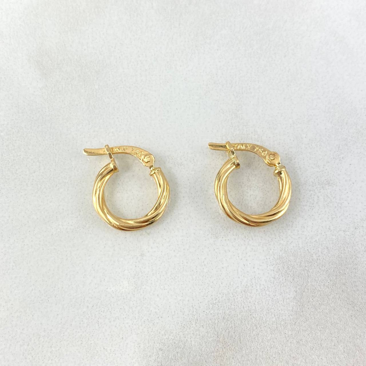 Candongas Sofi 1.1gr / 1.5cm / Oro Amarillo 18K