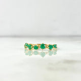 Ivy Ring 2.44gr / Size 7 1/4 / Emeralds 57pts Yellow Gold (Jewel)