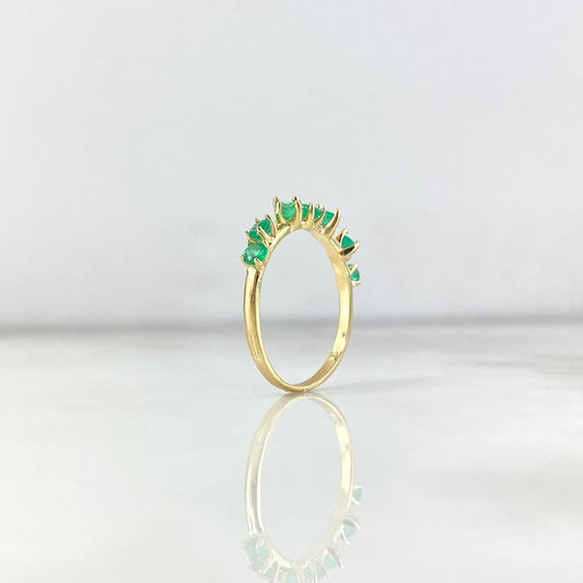 Ivy Ring 2.5gr / T8 / Emeralds 57pts Yellow Gold (Jewel)