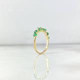 Ivy Ring 2.44gr / Size 7 1/4 / Emeralds 57pts Yellow Gold (Jewel)
