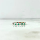 Bubble Ring 2.3gr / T7 / Emeralds 22pts White Gold (Jewel)