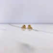 Stud Earrings Dots 0.55gr / Smooth Yellow Gold &