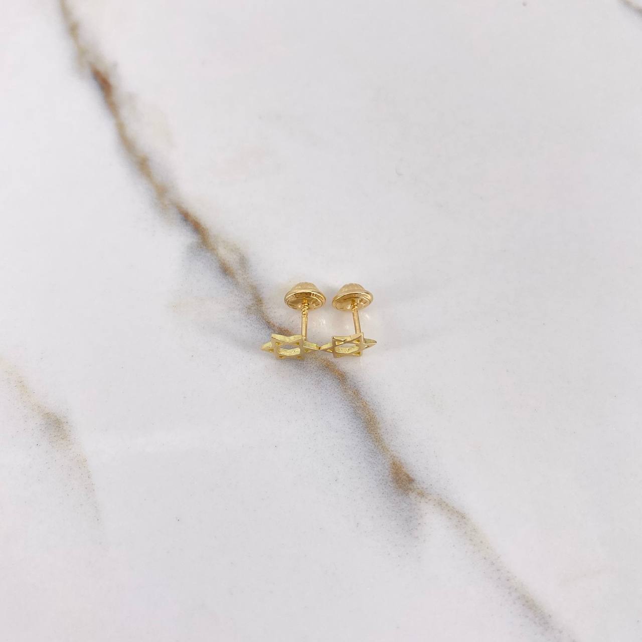 Topos Estrella De David 0.75gr / Lisos Oro Amarillo &
