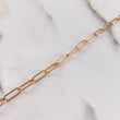 Paperclip Bracelet 1.95gr / 20cm / 3mm Rose Gold +3 $