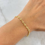 Pulso GC 3.25gr / 8 1/4 in / 4.6mm Oro Amarillo 18K *