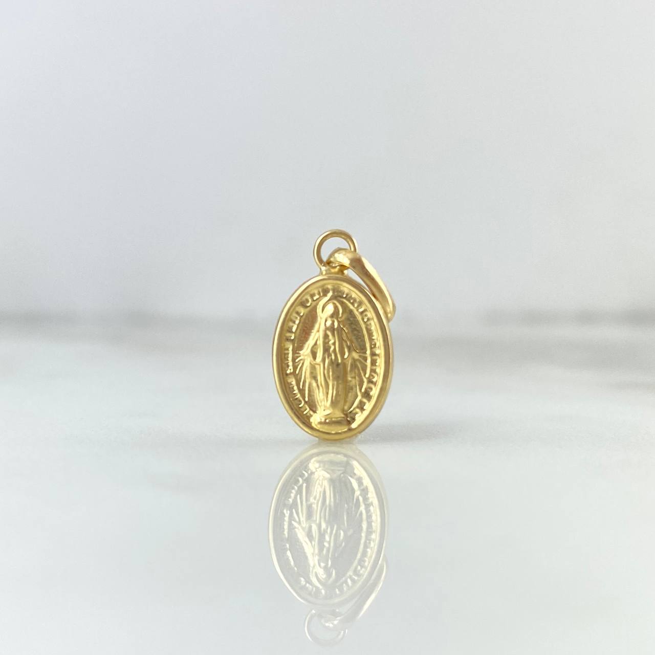 Pendant Miraculous Virgin 0.95gr / 2cm / Yellow Gold ©