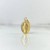 Pendant Miraculous Virgin 0.95gr / 2cm / Yellow Gold ©
