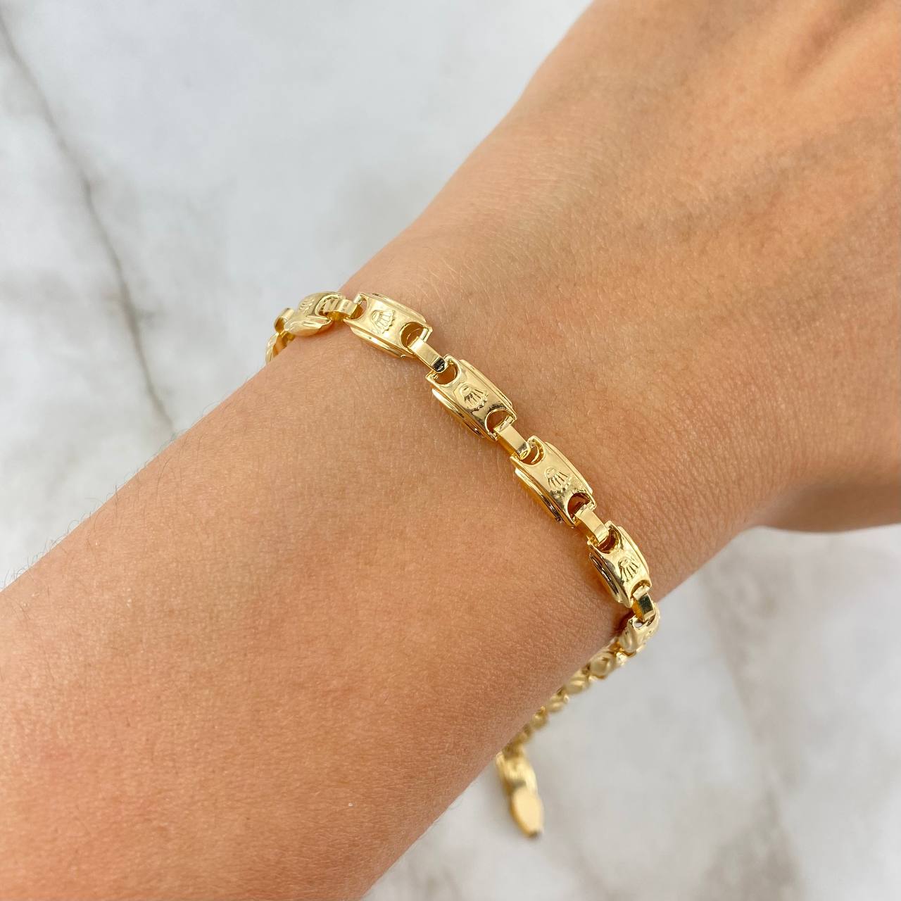 Bracelet Corona 5.5gr / 21.5cm / 5mm Smooth 18K Yellow Gold
