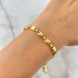 Bracelet Corona 5.5gr / 21.5cm / 5mm Smooth 18K Yellow Gold
