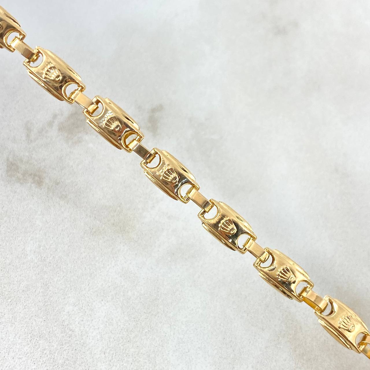 Bracelet Corona 5.5gr / 21.5cm / 5mm Smooth 18K Yellow Gold