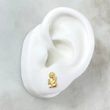 Topos Angel De La Guarda 0.5gr / 6.5mm Oro Amarillo 18K *