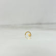 Piercing Chispa Curva Corazón 0.15gr / 1cm / Liso Oro Amarillo Nac.Esp. 18K (Joya)