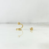 Spiral Piercing 0.5gr / 1cm / Nat.Sp. 18K Gold