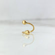 Spiral Piercing 0.5gr / 1cm / Nat.Sp. 18K Gold