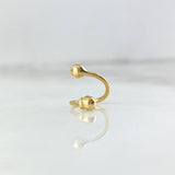 Spiral Piercing 0.5gr / 1cm / Nat.Sp. 18K Gold