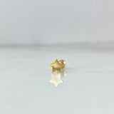 Piercing Star 0.25gr / 1cm / Thread Bead 18K Yellow Gold (Jewel) ©